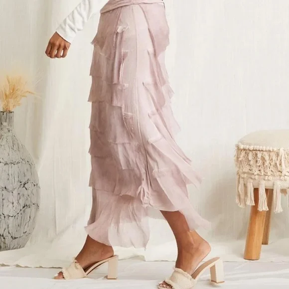 Scandal Made In Italy Layered Ruffle Tulle Skirt - Y2K Balletcore Fairycore - Picture 7 of 7